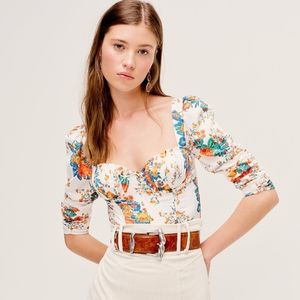 For Love & Lemons Brandy Top